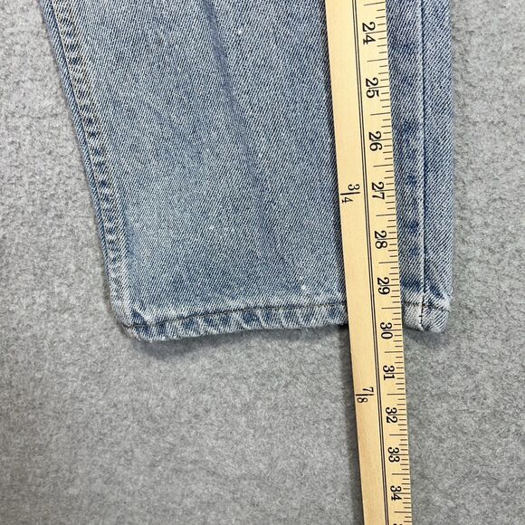 Vintage Wrangler Jeans Men’s 33x30 Light Wash Made in USA 96501 Distressed Y2K - Picture 16 of 16